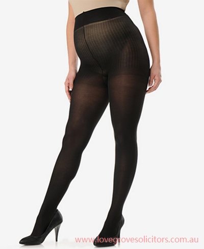 Regular mesh plus size tights