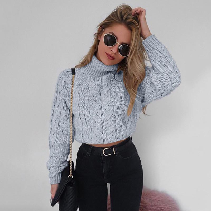 Grey turtle neck with black jeans 